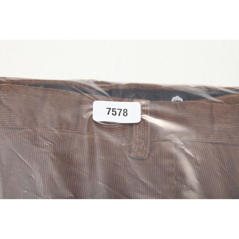 Haggar Pants Mens 42x32 Acrual 40x31 Brown Classic Fit Corduroy Stretch - Picture 15 of 15